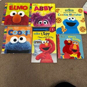Sesame Street Book Collection - Elmo, Cookie Monster, Abby Cadaby